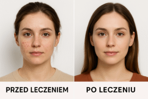 przebarwienia pozapalne twarzy – efekt leczenia IPL. Leczenie przebarwień IPL